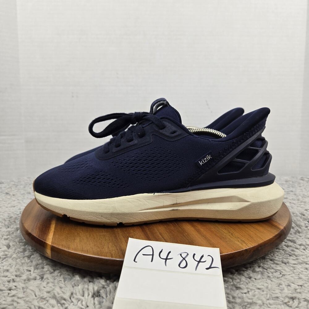 Kizik Mens 8.5 Athen 2 Navy Hands-Free Casual Lifestyle Daily Comfort Sneaker